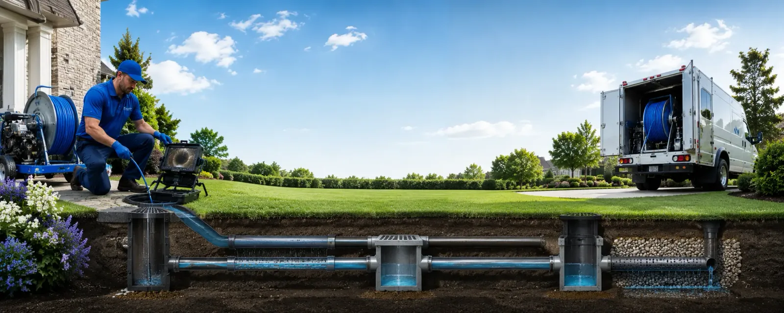 Outdoor drain cleaning information for Dacoma, OK